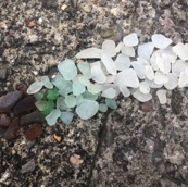 Sea glass from Clevedon