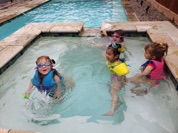 Besties in the Pool